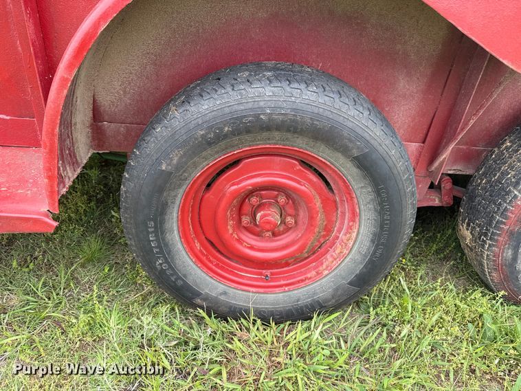 image for item ET6107 Shop Built livestock trailer