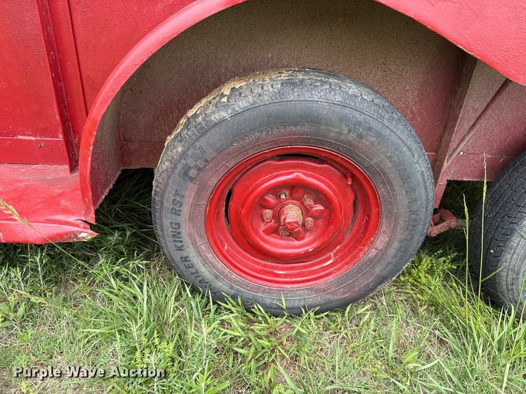 image for item ET6107 Shop Built livestock trailer