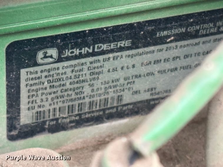 image for item EV2917 2014 John Deere 5085E MFWD tractor