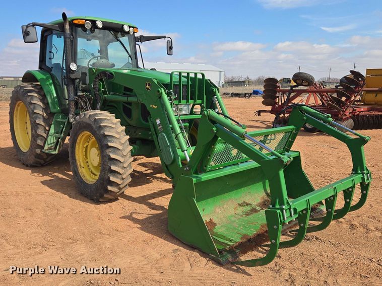 image for item EV5821 2007 John Deere 7130 Premium MFWD tractor