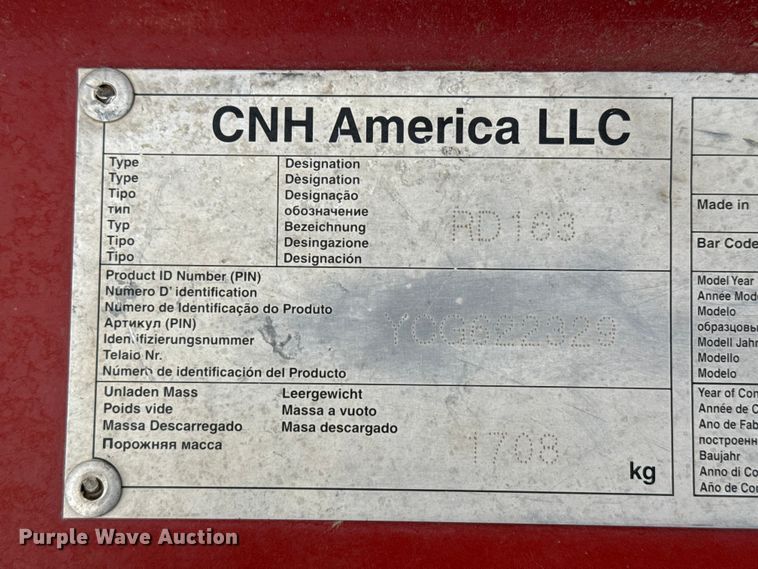 image for item EW4498 2012 Case IH WD1903 swather / windrower