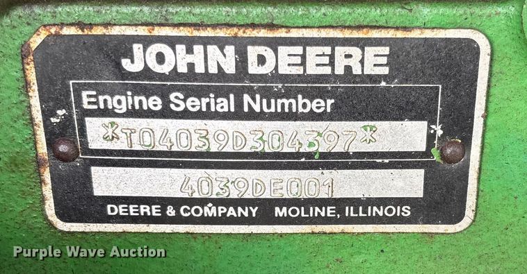 image for item FB3430 John Deere 3430 swather / windrower