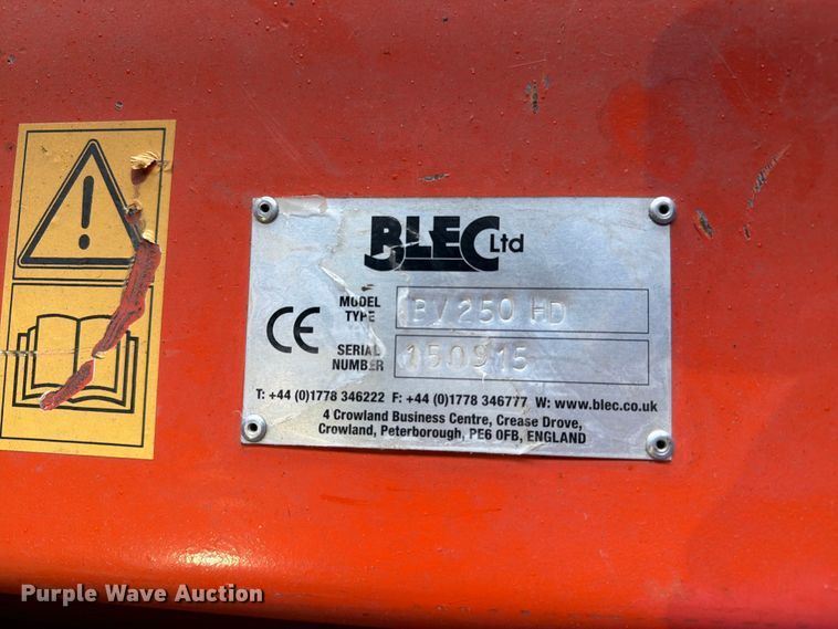 image for item FC3064 Blecavator BV250HD soil cultivator