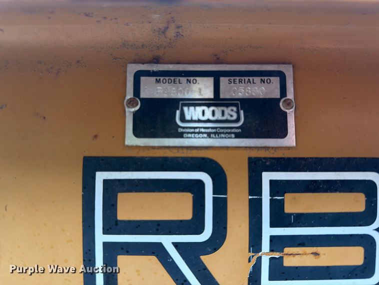 image for item FK0113 Woods RB800-1 three point blade