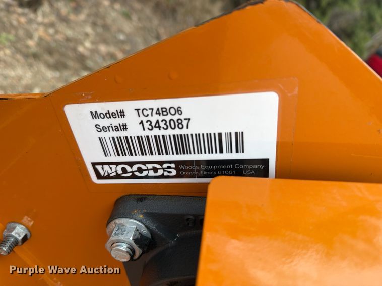image for item FK0114 Woods TC74B06 tiller