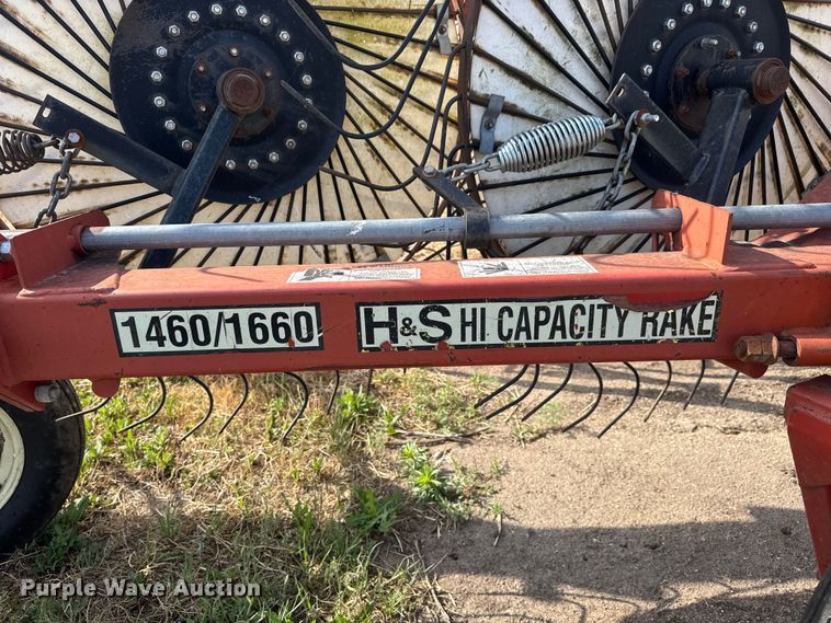 image for item MX9160 H&S BF1460 Hi Capacity hay rake