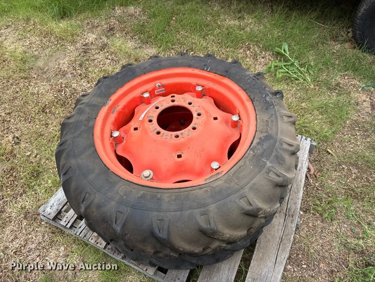 image for item MX9225 (4) tractor tires and wheels