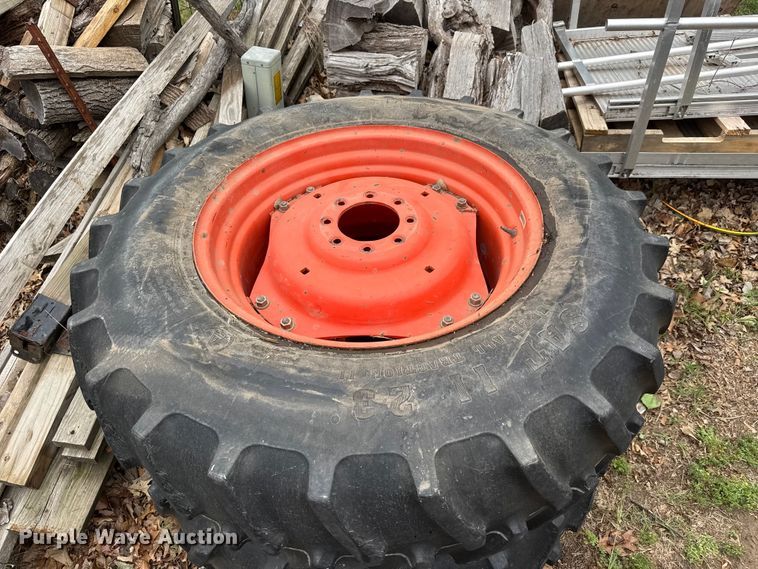 image for item MX9225 (4) tractor tires and wheels