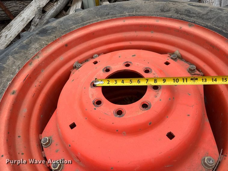 image for item MX9225 (4) tractor tires and wheels