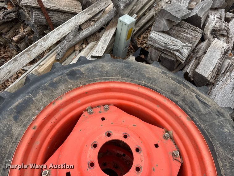 image for item MX9225 (4) tractor tires and wheels