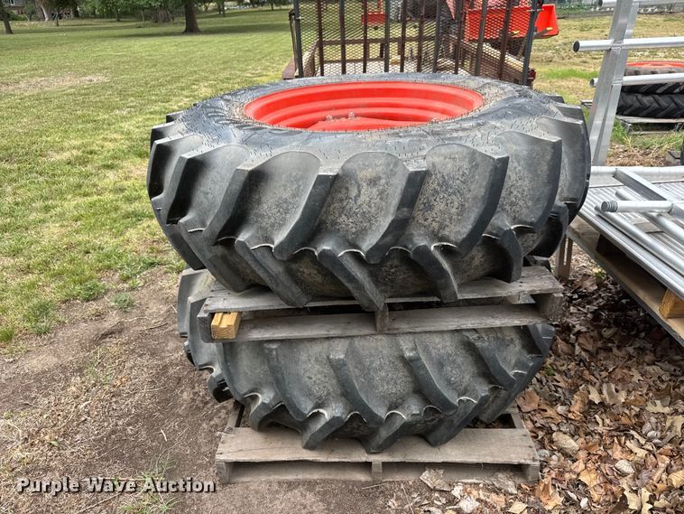 image for item MX9226 (4) tractor tires and wheels