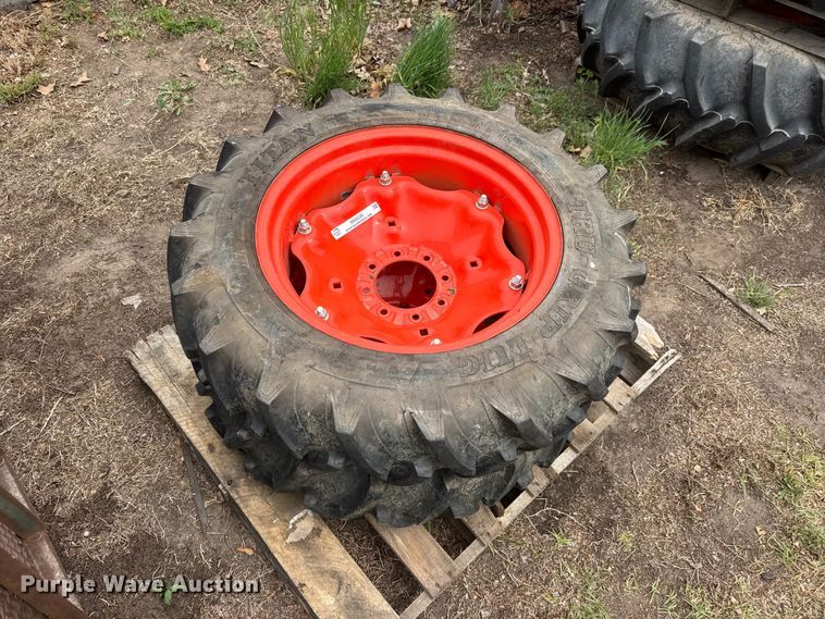 image for item MX9226 (4) tractor tires and wheels