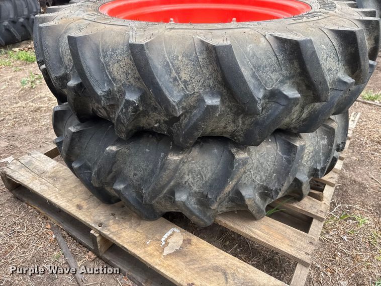 image for item MX9226 (4) tractor tires and wheels