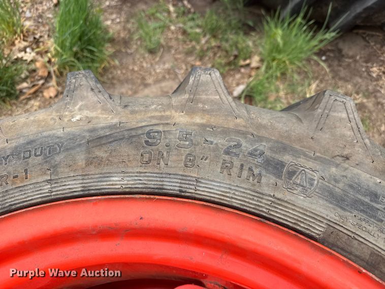 image for item MX9226 (4) tractor tires and wheels