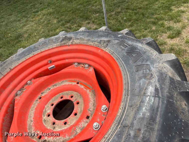 image for item MX9226 (4) tractor tires and wheels