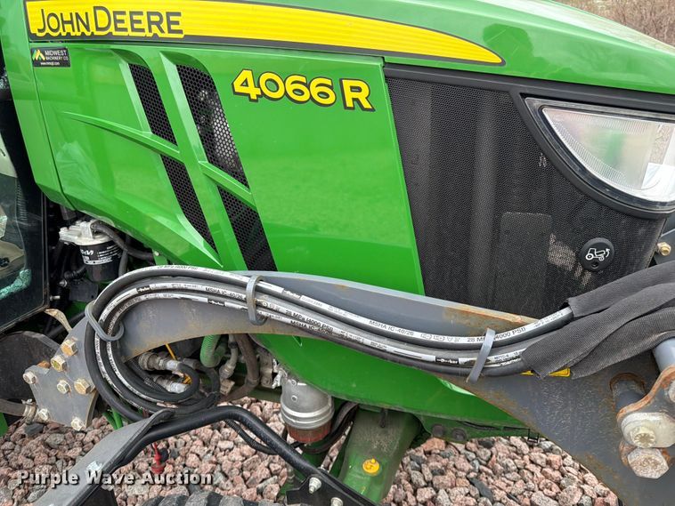 image for item YA3167 2022 John Deere 4066R MFWD tractor