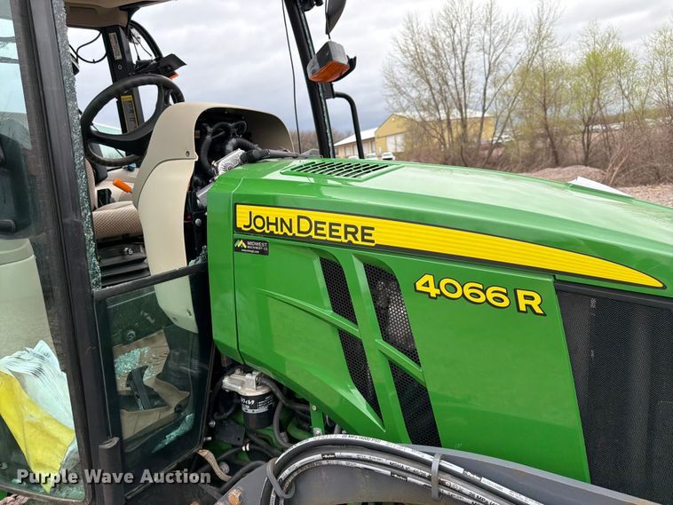 image for item YA3167 2022 John Deere 4066R MFWD tractor