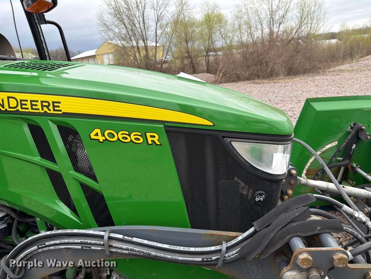image for item YA3167 2022 John Deere 4066R MFWD tractor