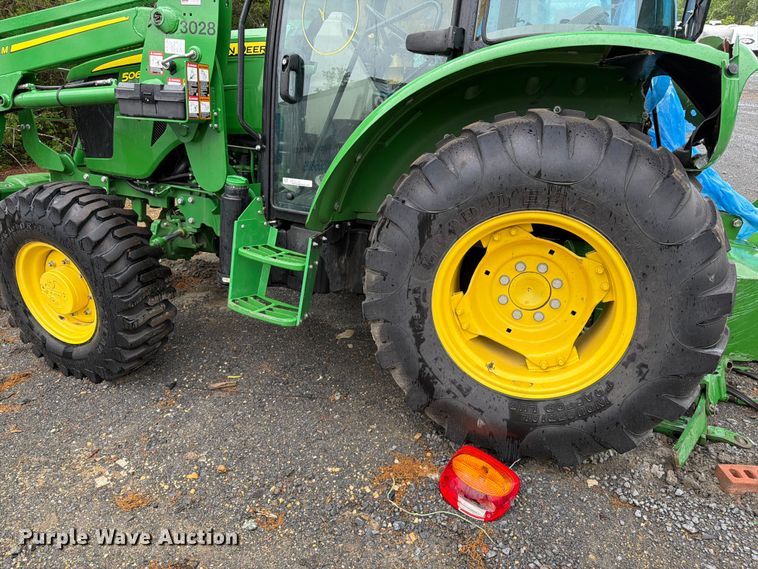 image for item YA3225 2021 John Deere 5065E MFWD tractor