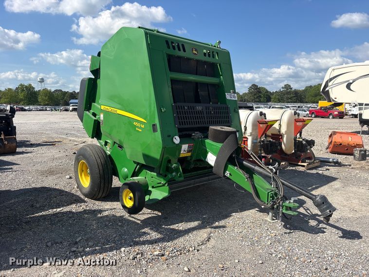 image for item YA3316 2023 John Deere 450M round baler