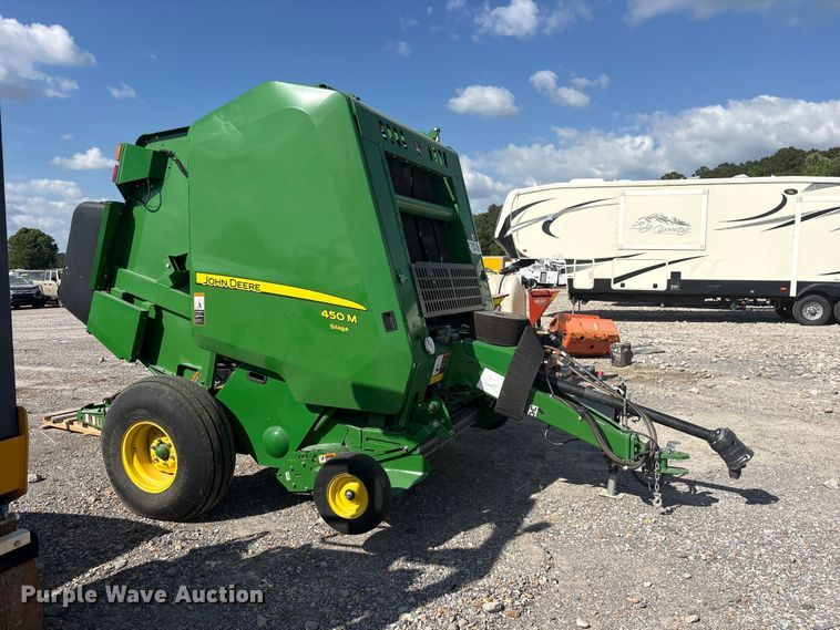 image for item YA3316 2023 John Deere 450M round baler