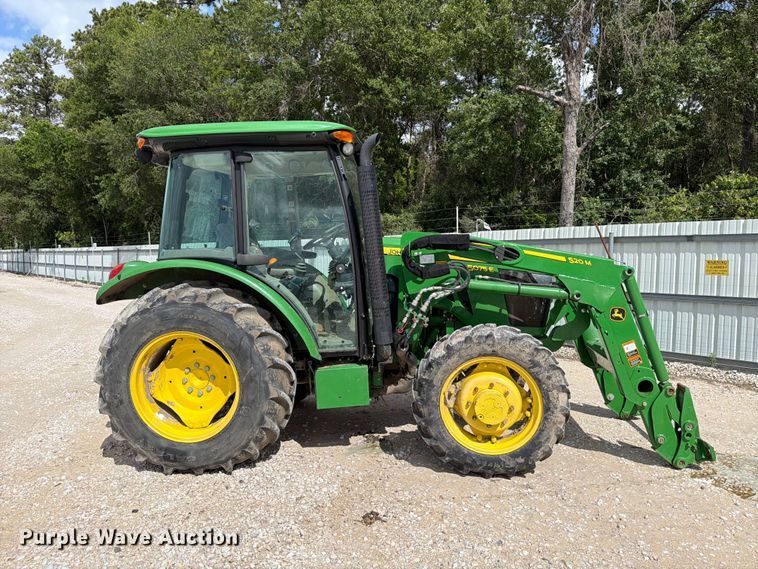 image for item YA3321 2021 John Deere 5075E MFWD tractor