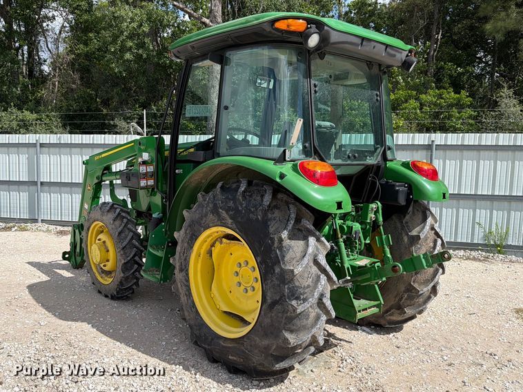 image for item YA3321 2021 John Deere 5075E MFWD tractor