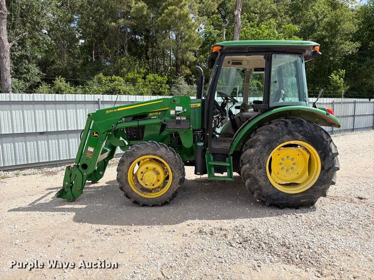 image for item YA3321 2021 John Deere 5075E MFWD tractor