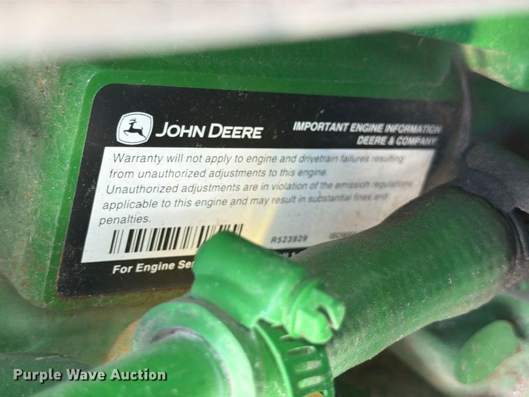 image for item YA3321 2021 John Deere 5075E MFWD tractor