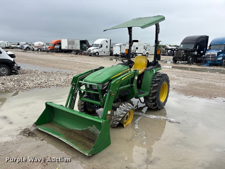 image for item YA3326 2020 John Deere 3038E MFWD tractor