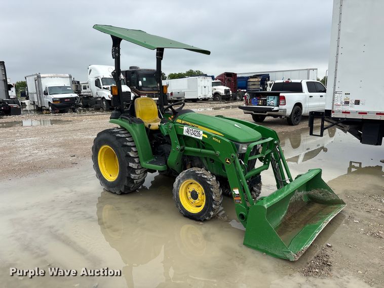 image for item YA3326 2020 John Deere 3038E MFWD tractor