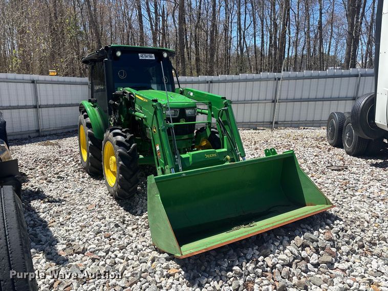 image for item YA3376 2023 John Deere 5075E MFWD tractor