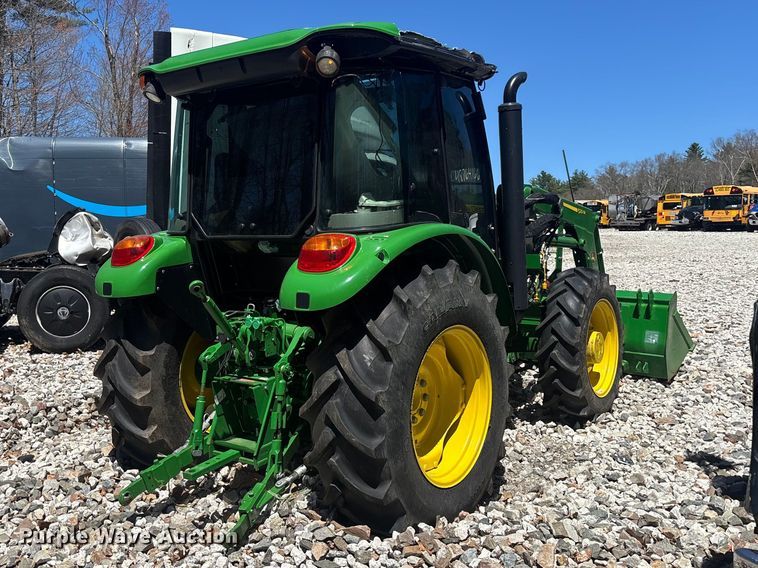 image for item YA3376 2023 John Deere 5075E MFWD tractor