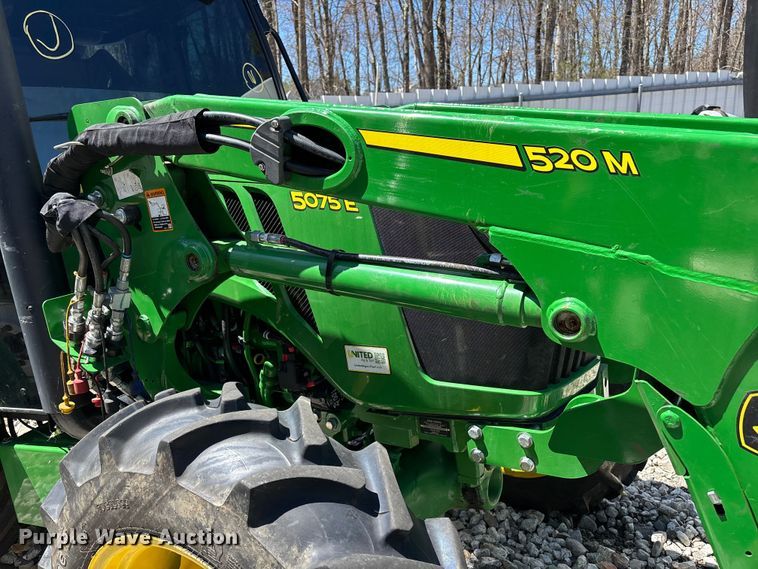 image for item YA3376 2023 John Deere 5075E MFWD tractor
