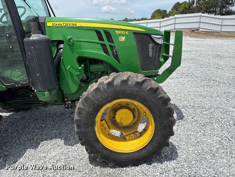 image for item YA3380 2022 John Deere 5100E MFWD tractor