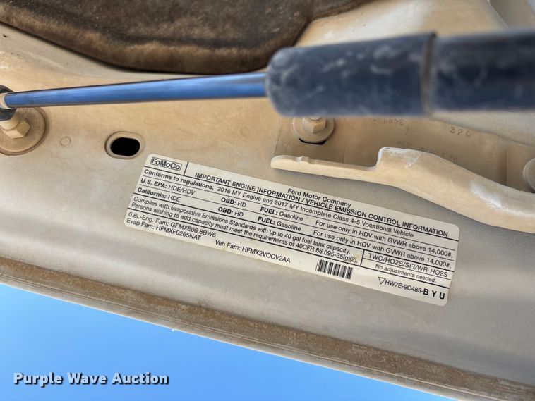 image for item DT0226 2017 Ford F550 bucket truck