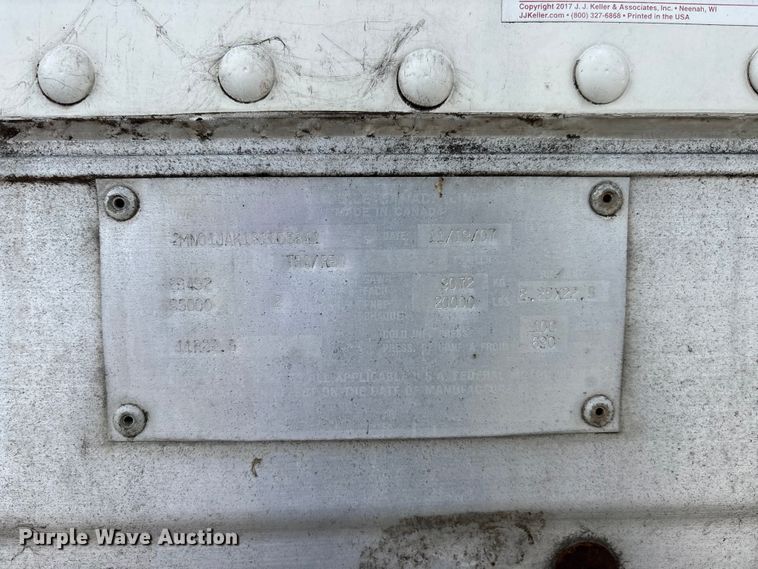 image for item DT0242 2008 Mond Industries dry van trailer