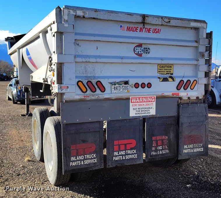 image for item DT0829 2016 Spectec end dump trailer