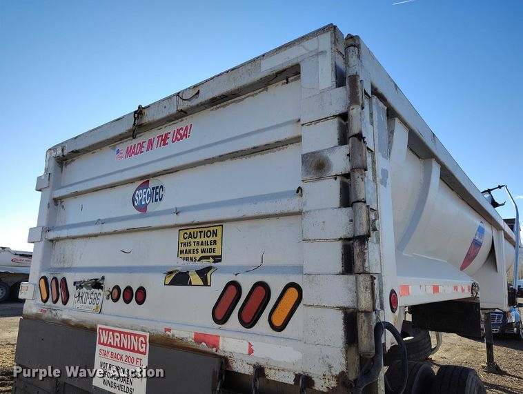 image for item DT0829 2016 Spectec end dump trailer
