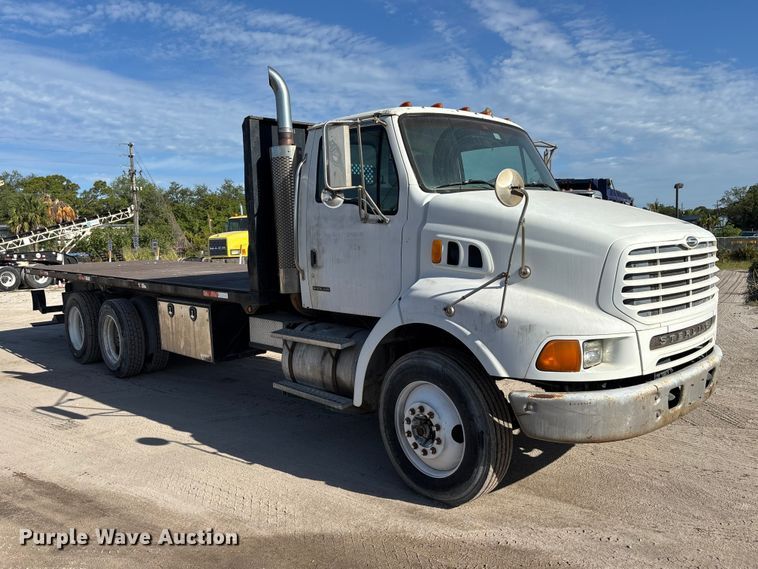 image for item DU0476 2001 Sterling flatbed truck