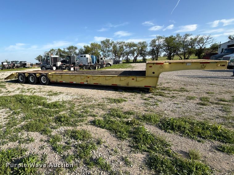 image for item DZ4444 1975 Transcraft drop deck equipment trailer