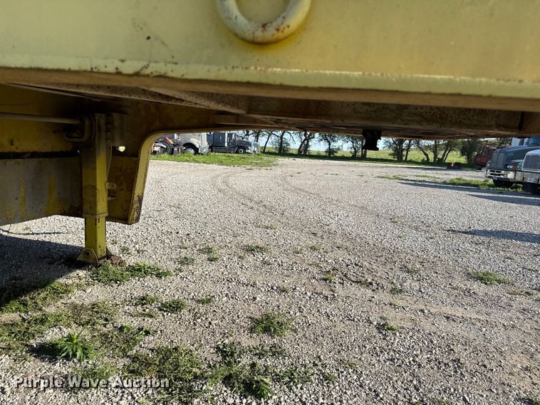 image for item DZ4444 1975 Transcraft drop deck equipment trailer
