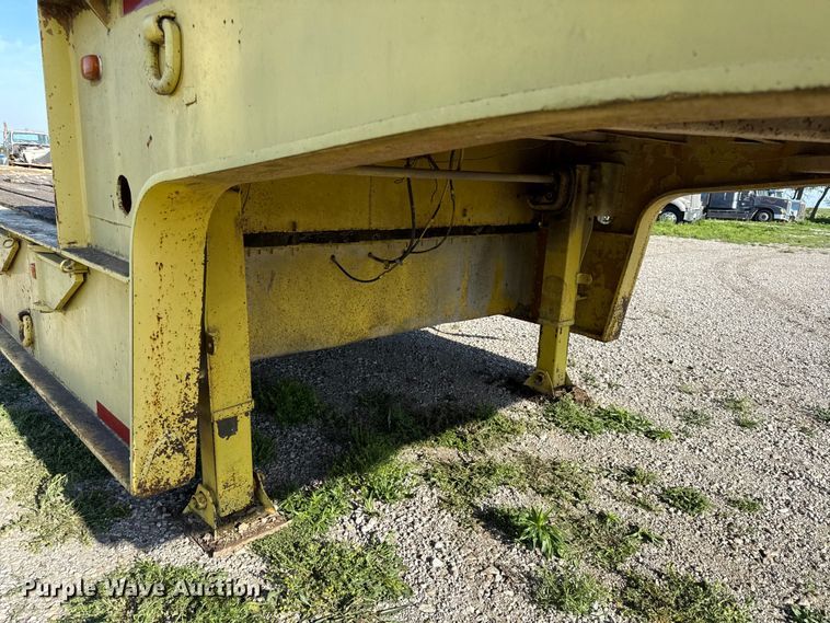 image for item DZ4444 1975 Transcraft drop deck equipment trailer