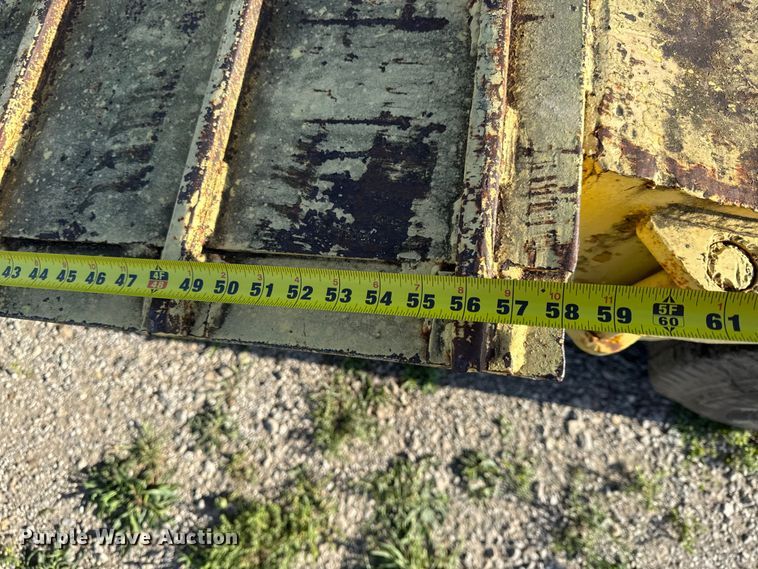 image for item DZ4444 1975 Transcraft drop deck equipment trailer