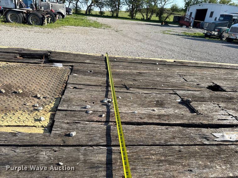 image for item DZ4444 1975 Transcraft drop deck equipment trailer