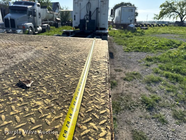 image for item DZ4444 1975 Transcraft drop deck equipment trailer