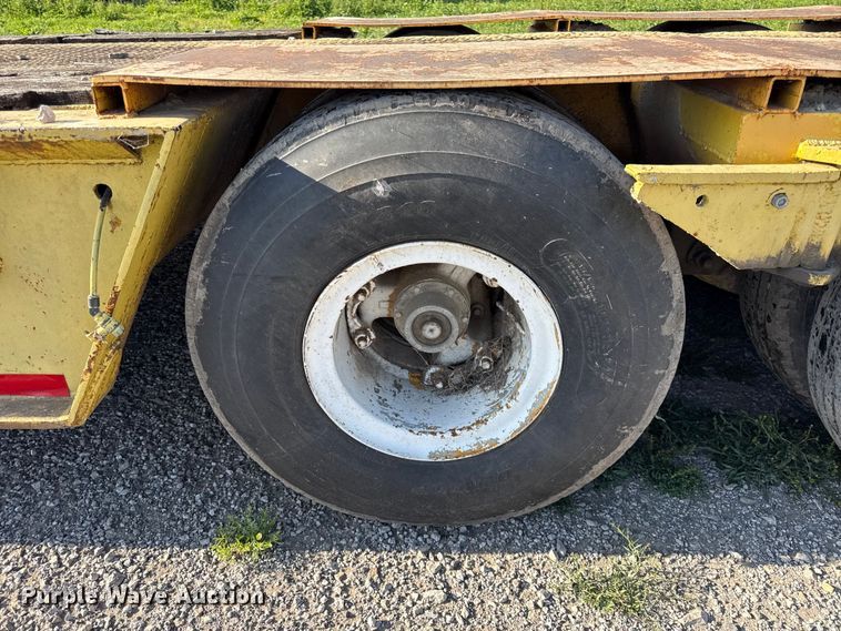 image for item DZ4444 1975 Transcraft drop deck equipment trailer