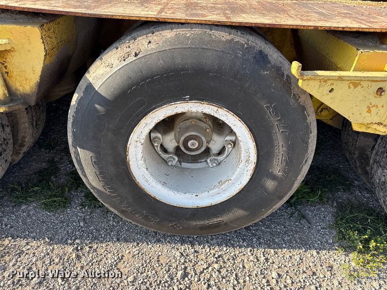 image for item DZ4444 1975 Transcraft drop deck equipment trailer