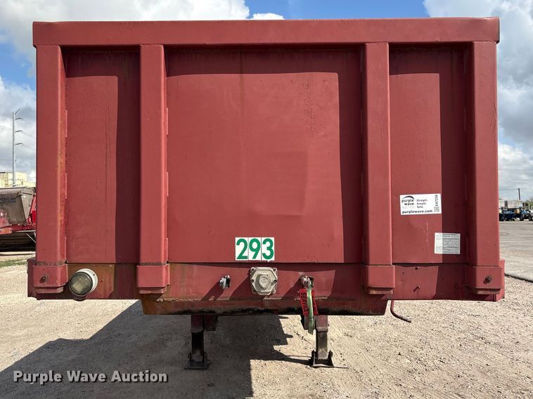 image for item EA7258 1987 Aztec drop deck equipment trailer