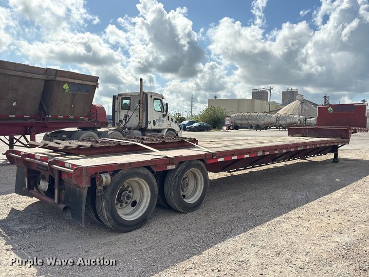 image for item EA7258 1987 Aztec drop deck equipment trailer